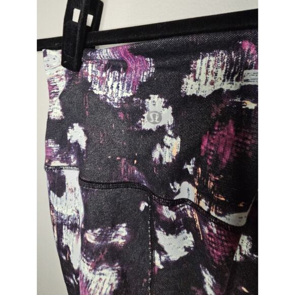 Lululemon Wunder Under Pant (Hi-Rise) Kara Blossom Multi Size 4 Stretch - Picture 6 of 7